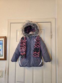London Fog Winter Jacket & Scarf