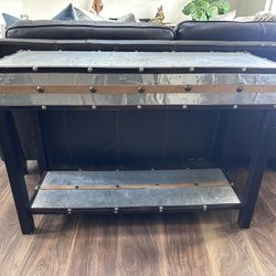 Steamer Trunk Console Table
