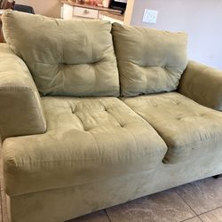 Light Green Loveseat 