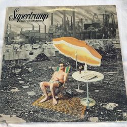 SuperTramp Crisis What Crisis  LP Vinyl Record 1975 A&M