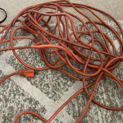 Heavy Duty Outdoor Extension Cord – Long Orange Power Cable