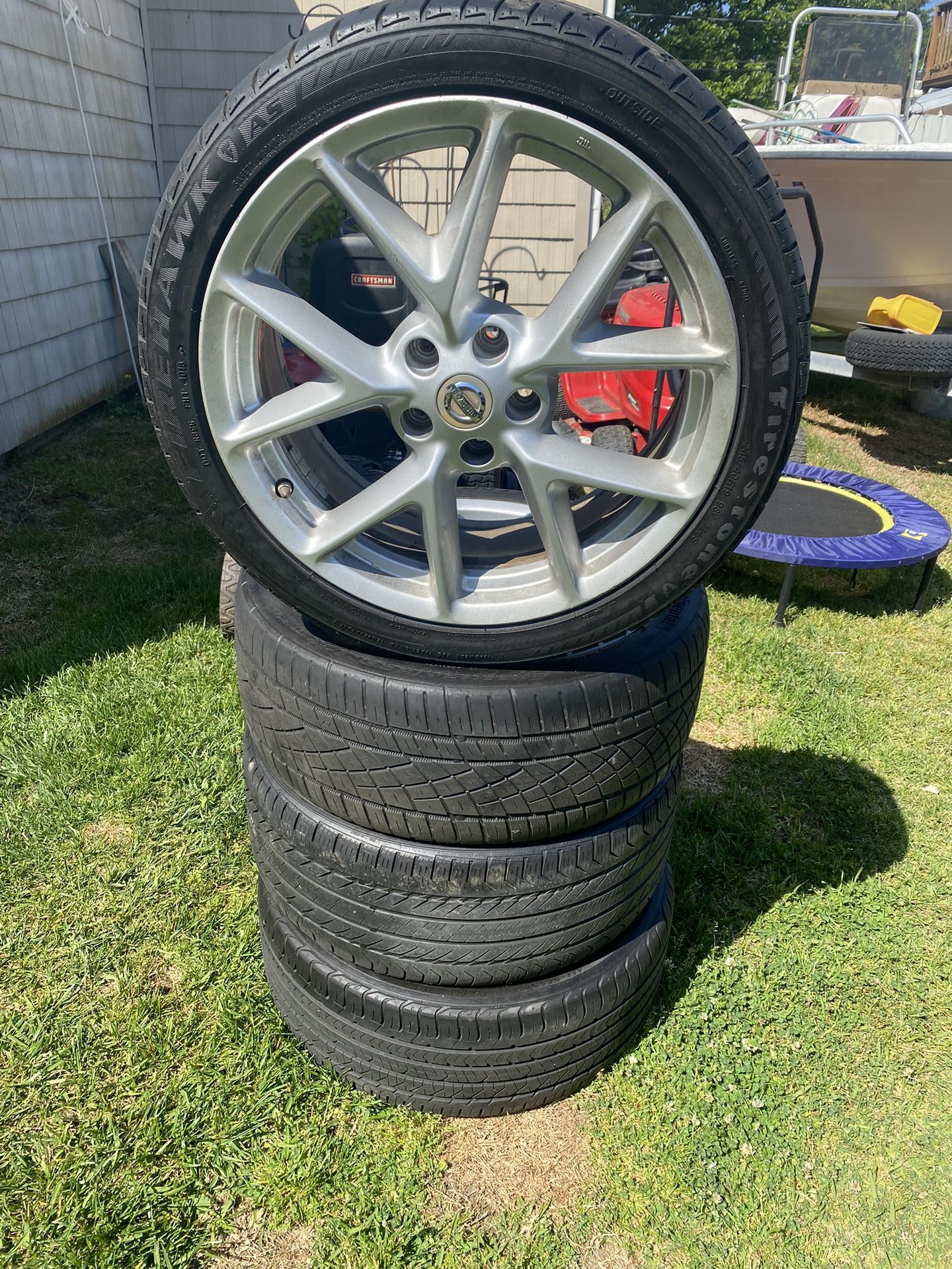 19 Inch Stock Rims And Tires ( Nissan Maxima) for Sale in Norfolk, VA ...