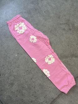 Pink Denim Tear Sweats / Large 