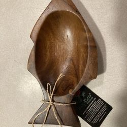 Monkeypod Handcrafted Trinket Dish