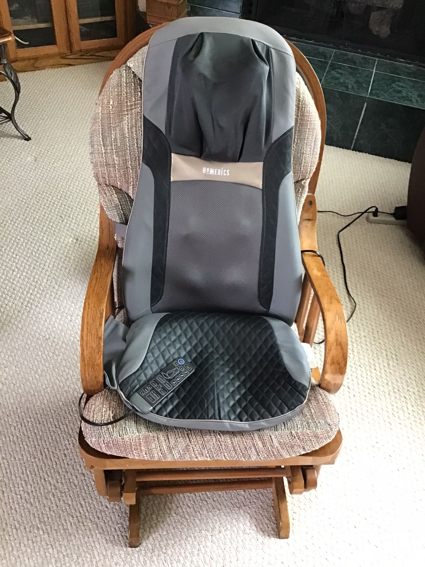 Rocking Chair With Homedics Massager