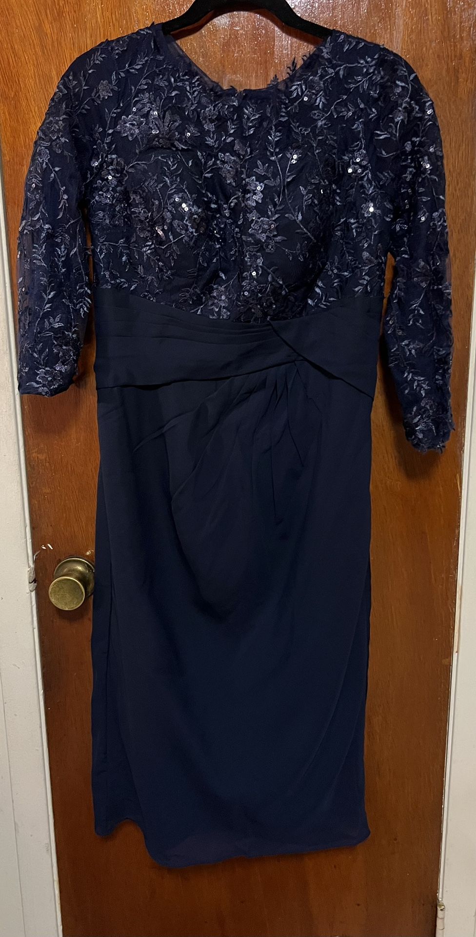 Navy Blue Dress Set