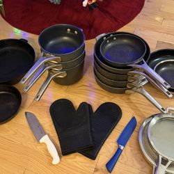 Calphalon Full Pots and Pans Set Plus More