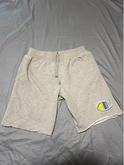 Size XL - Champion Reverse Weave Cut-Off Shorts Gray