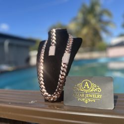 Rose Gold Cuban Link Chain