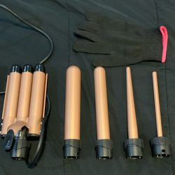 5 - in - 1 hair curling set