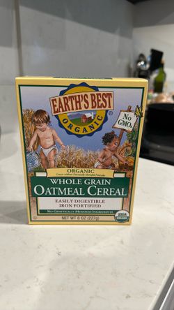 Earth’s Best baby oatmeal
