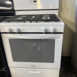 Whirlpool 30”Wide Gas Range Stove With Heavy Duty Grates 