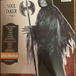 Soul Taker Halloween Costume Size M Child 