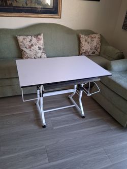 White desk