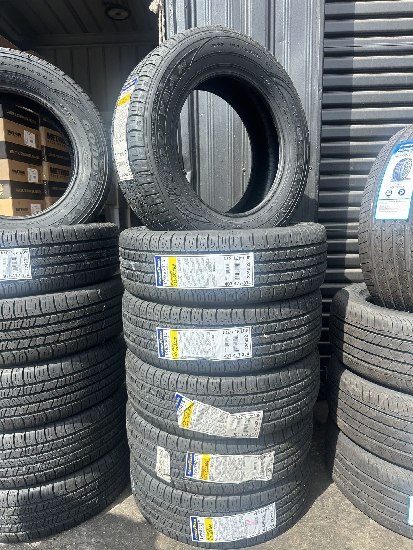 195/65/15 Goodyear Assurance All- Season - New Tires