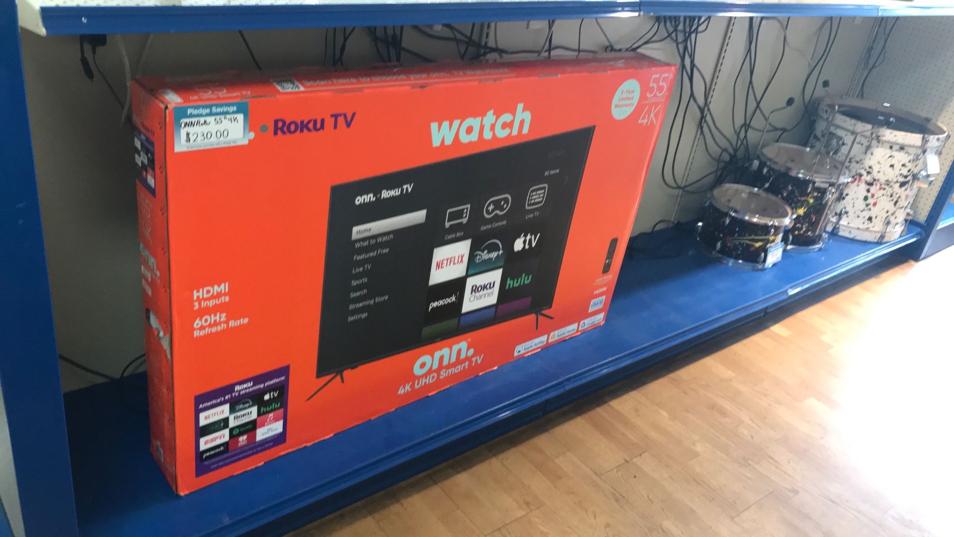 ONN. 55” Roku Tv