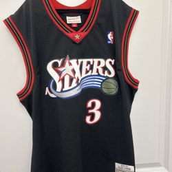 Iverson- Sixers Jersey Large 