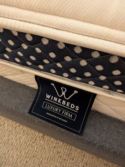 Cal King mattress and frame