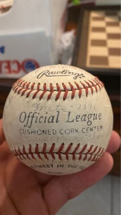 Mets 1971 signed baseball