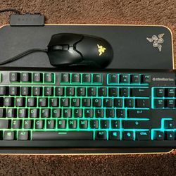 Razer Gaming Keyboard/Mouse/Pad Bundle