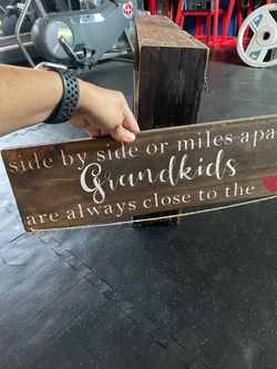 Grandkids Wooden Decorative Sign
