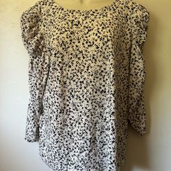 ADRIANNA PAPELL Womens Blouse size Medium