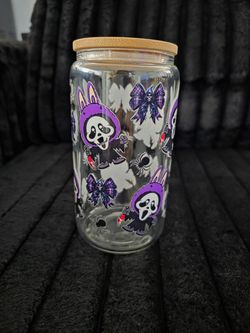 Scream Glass Cup