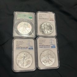 Graded American Silver Eagles