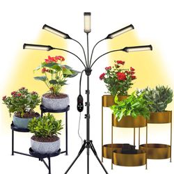 Premium Grow Lights for Indoor Plants Full Spectrum - 204 LED Plant Lights for Indoor Growing (63")
