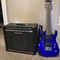 Electric Guitar And Amp