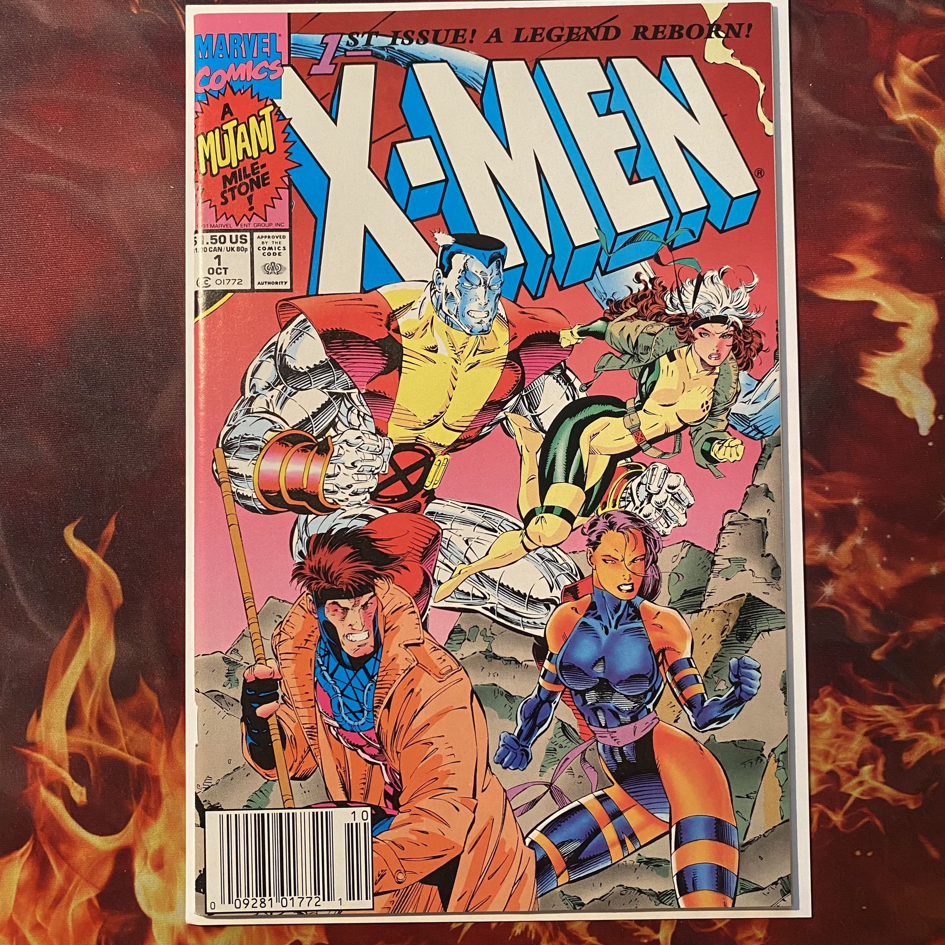 1991 X-Men #1 (Psylocke Cover, Newsstand) 