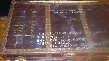 Large Vintage service trunk