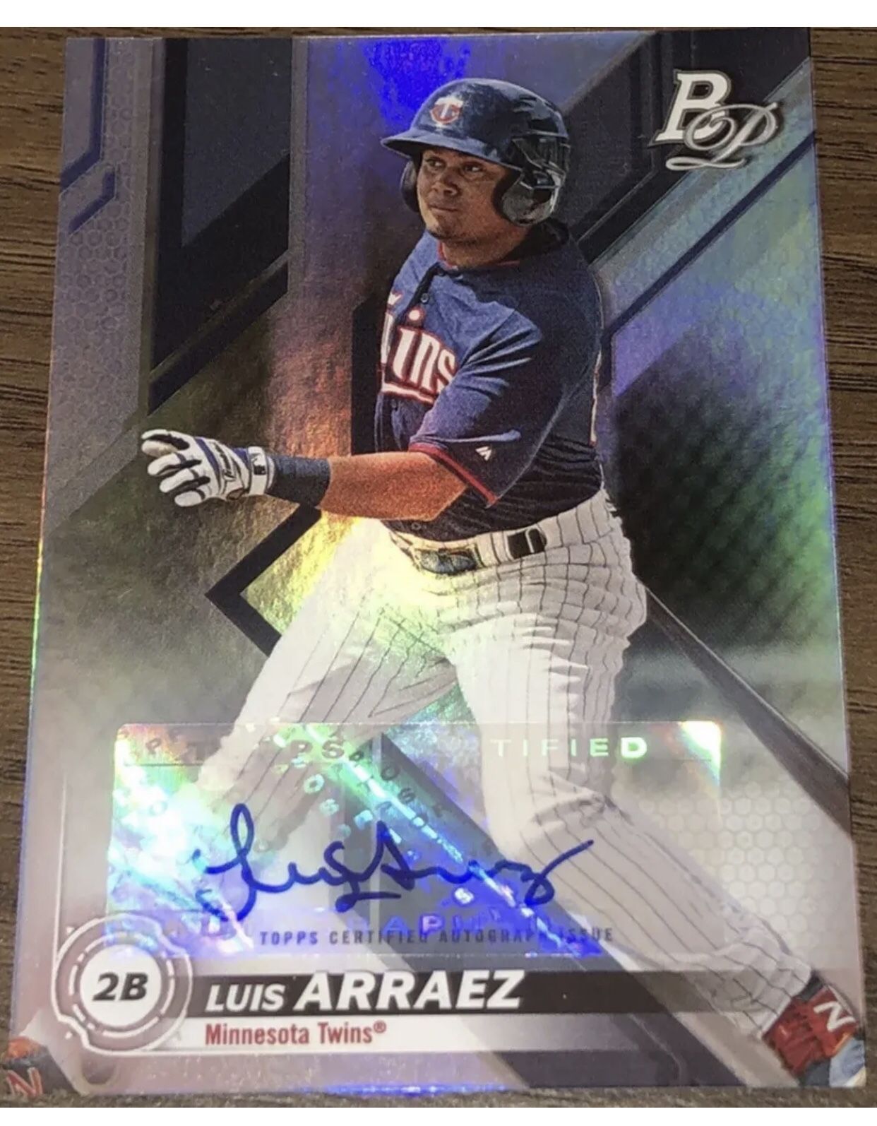 2019 Topps Bowman Platinum Luis Arraez Autorgraph Auto RC TOP 26 NM