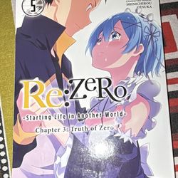 Re: Zero Volume 5 Manga Brand New