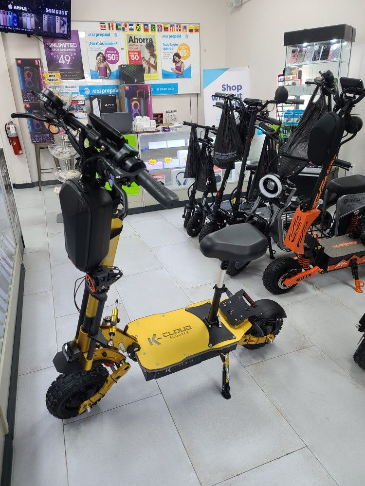 K Cloud K6 Electric Scooter 60MPH! Finance For $50 Down Payment!!