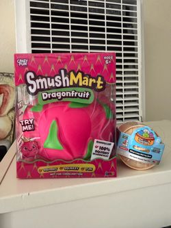 Crazy Fun SmushMart Dragonfruit Squishy Toy