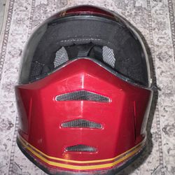 Biltwell Lane Splitter Helmet Full Face - Red - Sz XL - DOT/ECE Rated