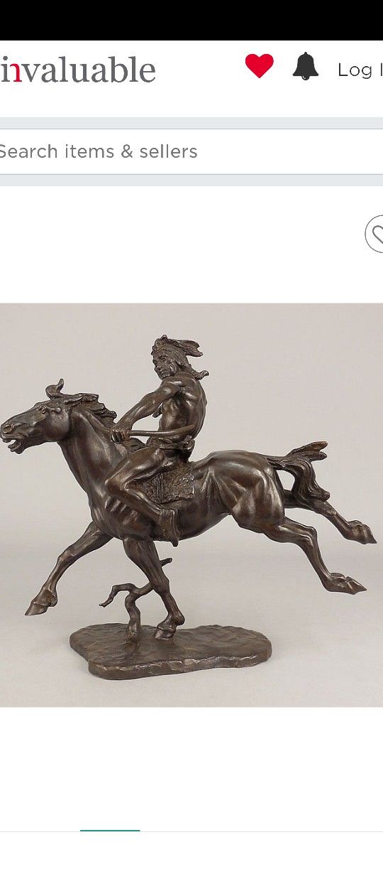 Indian Hunter By John Weaver 1975 The Franklin Mint