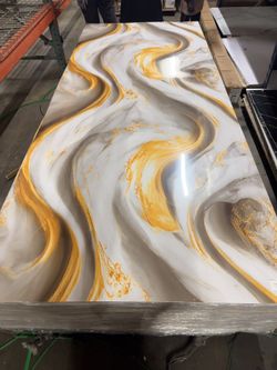 New colour coming PVC Marble for bath room 、Lobby decorate