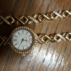 Armitron Watch And Bracelet 