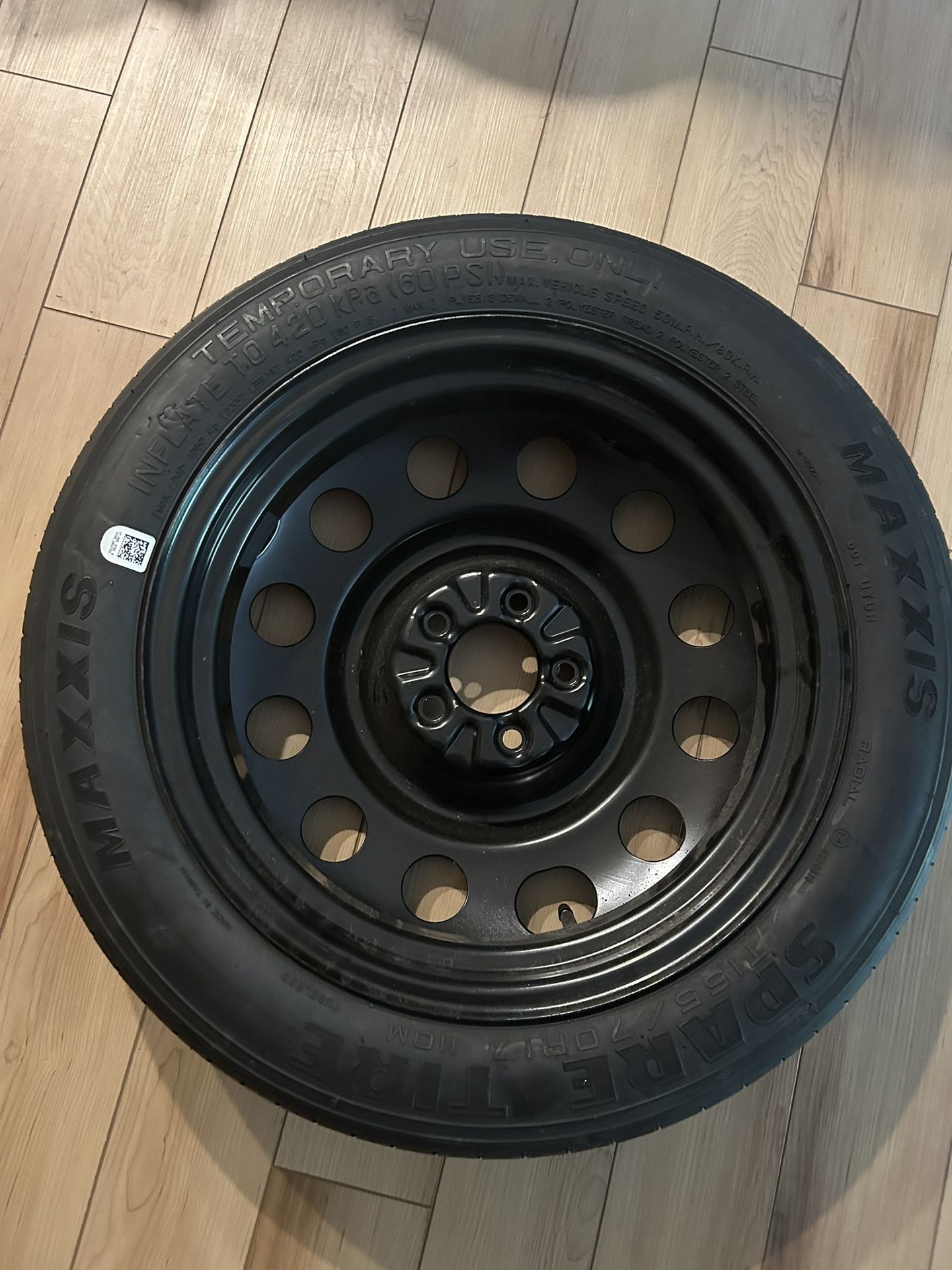 (New) Spare Tire with Wheel - T155/70R17