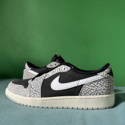 Nike Air Jordan 1 Low OG Black Cement Size 12.5