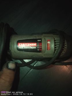 Craftsman 75th anniversary Dremel with adjustable Chuck