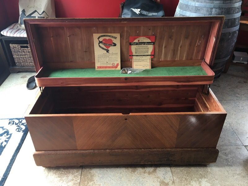 Antique Cedar chest 1936 Ed. Roos for Sale in Tacoma WA OfferUp