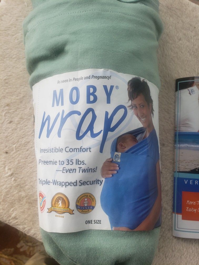 Moby Wrap Baby Carrier for Newborns To 35 Lbs Soft Natural Cotton 