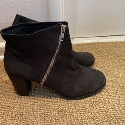 Leather boots By Oak Black Size 8