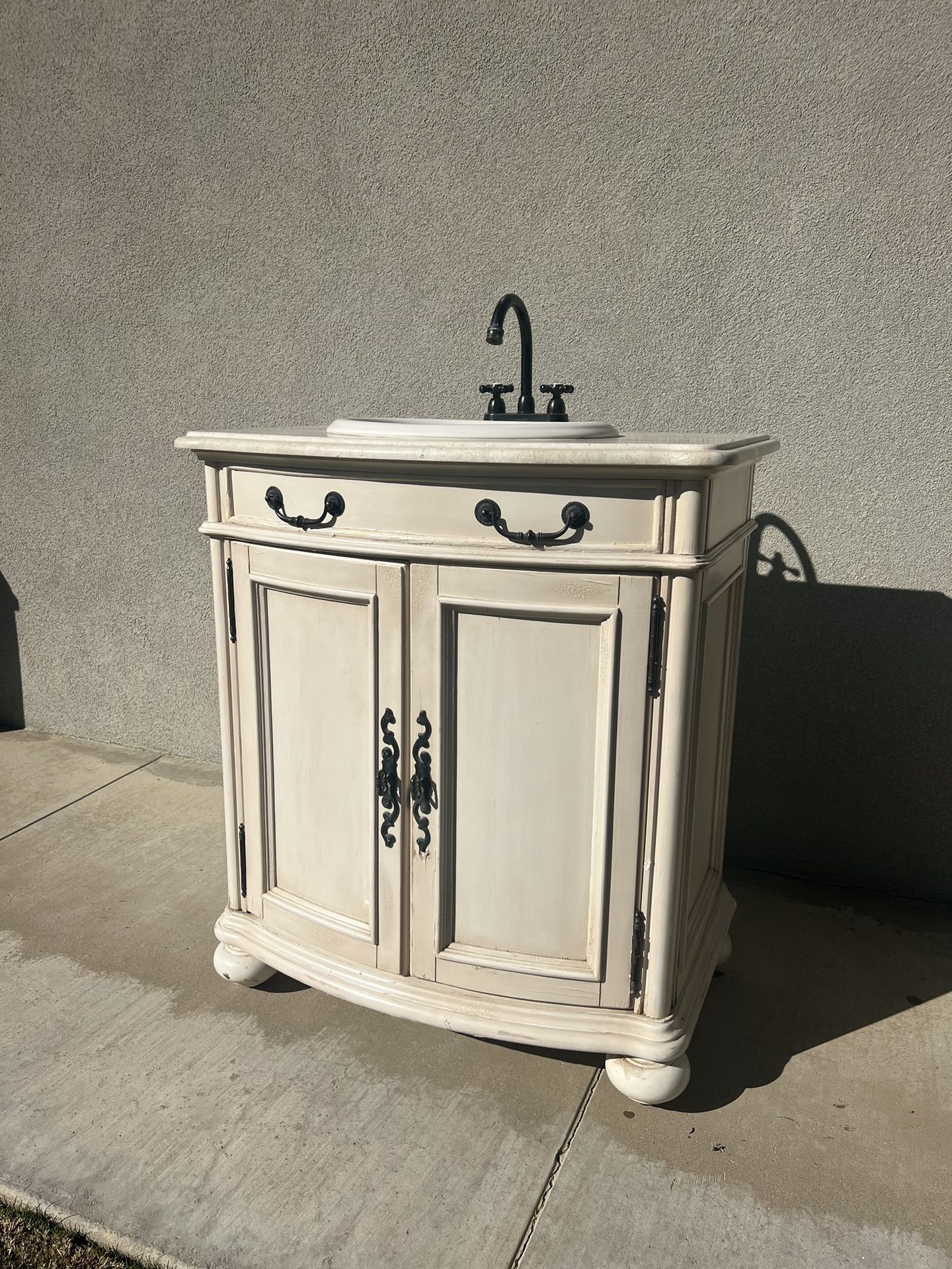 Bathroom Vanities With Mable Countertops (2) for Sale in Bakersfield, CA OfferUp