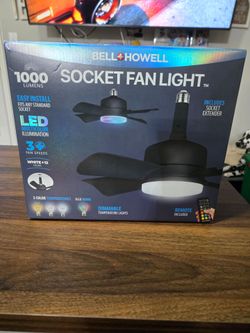 Bell + Howell Socket Fan Light 1000 Lumens