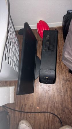 Computer with monitor