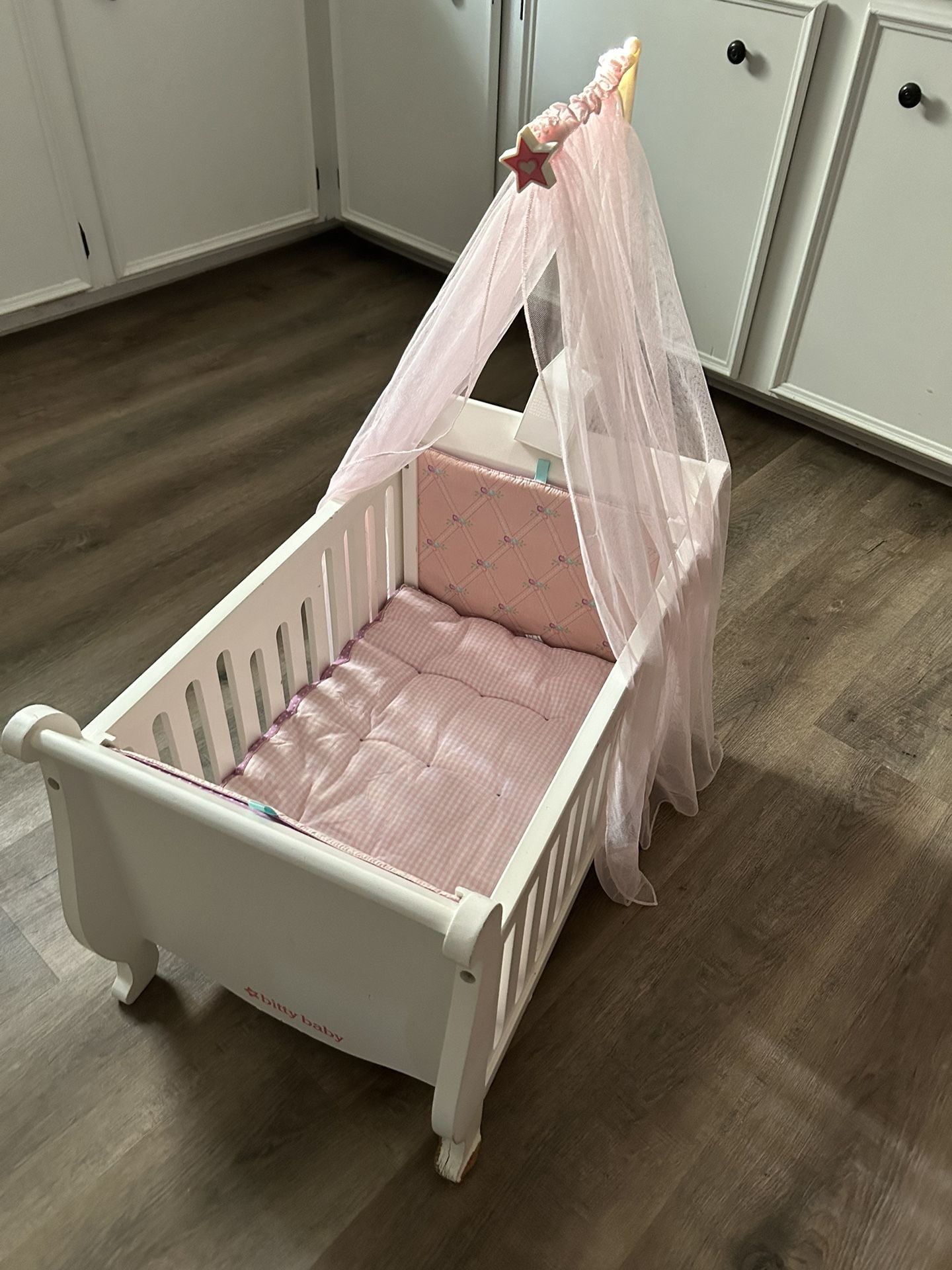 GUC American Girl Doll Bitty Baby Crib